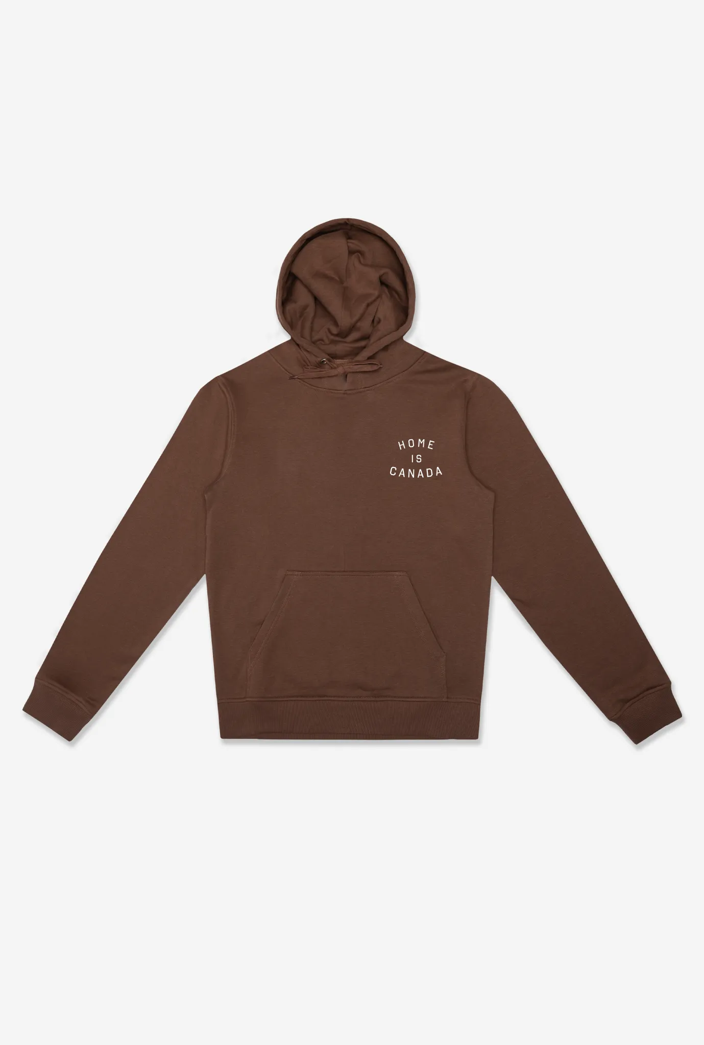 Home is Canada Crescent Hoodie - Espresso sold by Peace-Collective