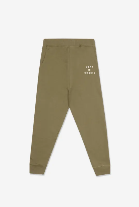 Home is Toronto Jogger - Olive sold by Peace-Collective