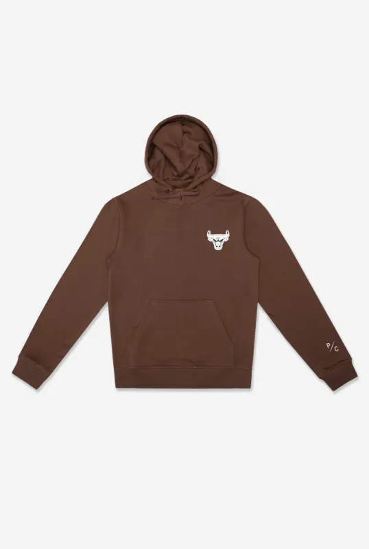 Chicago Bulls Logo Hoodie - Espresso sold by Peace-Collective