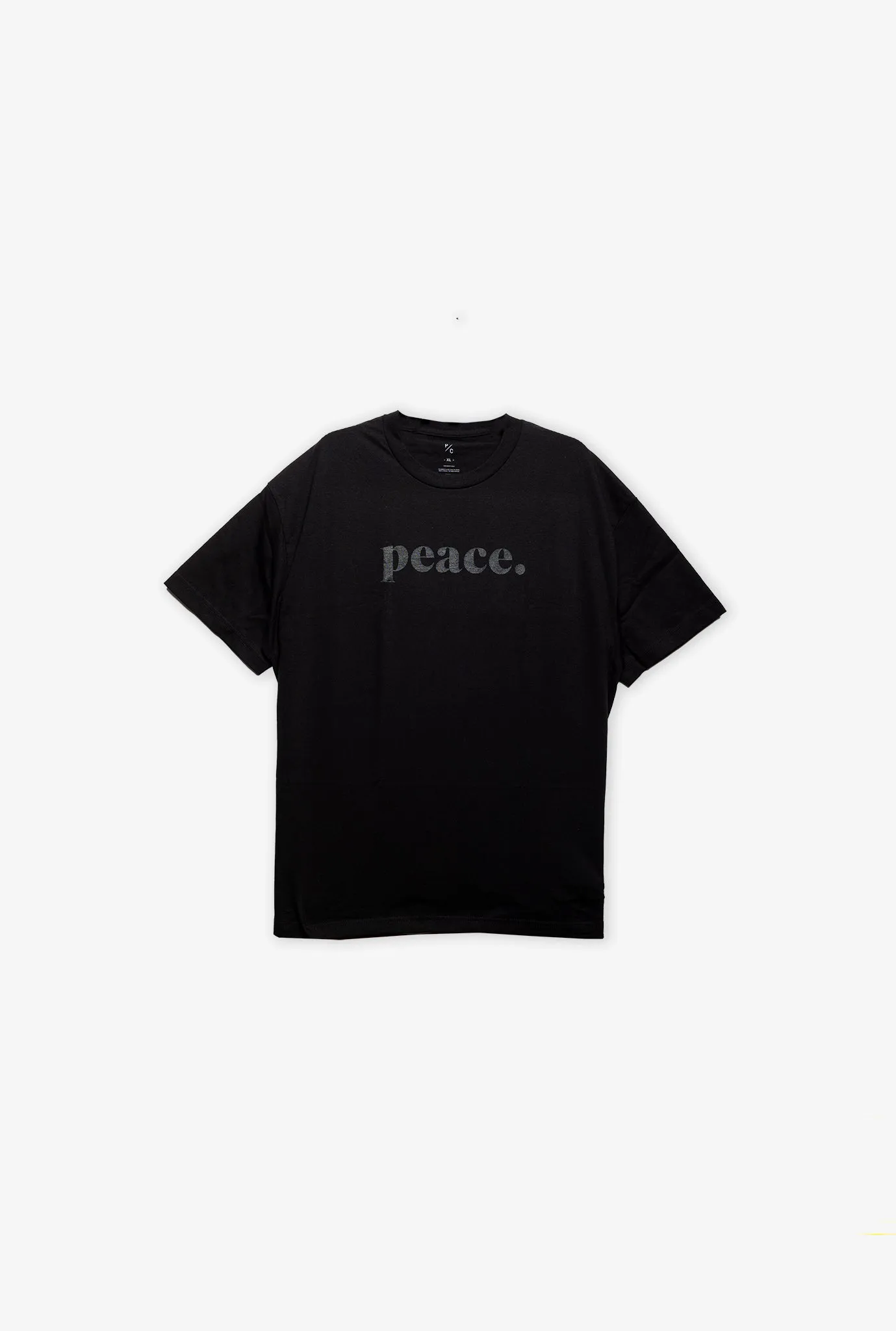 Peace Tonal T Shirt - Black sold by Peace-Collective