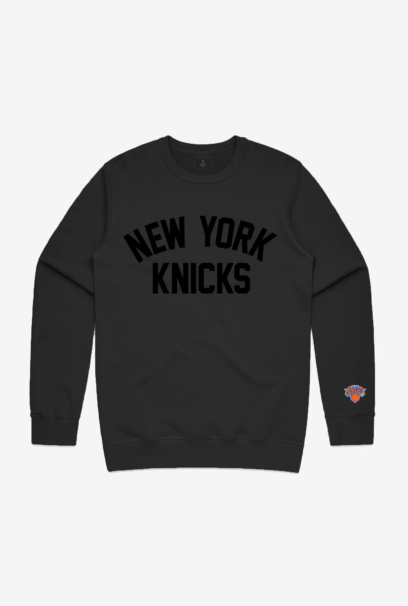 New York Knicks Collegiate Tonal Crewneck - Black sold by Peace-Collective