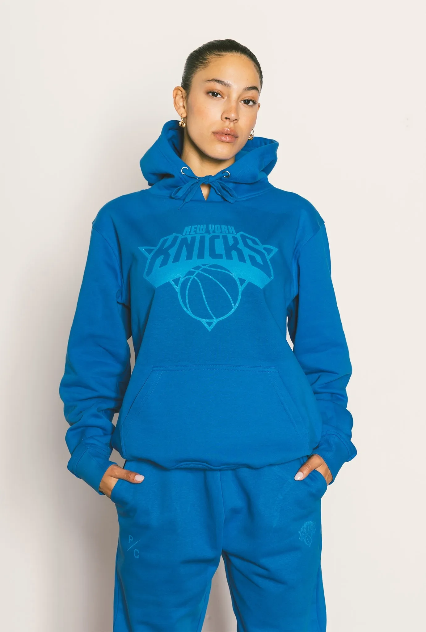 New York Knicks Tonal Hoodie - Royal sold by Peace-Collective product image thumbnail 2