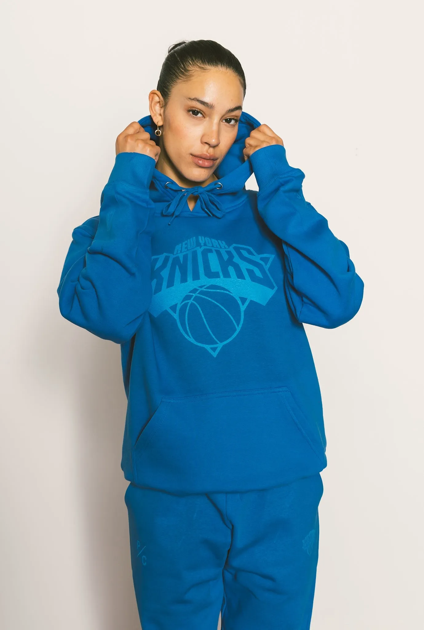 New York Knicks Tonal Hoodie - Royal sold by Peace-Collective product image thumbnail 3