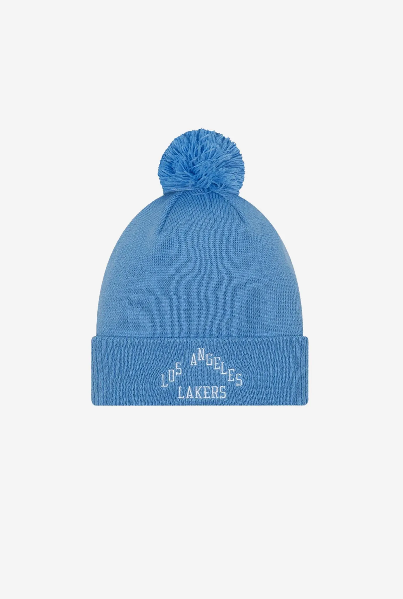 Los Angeles Lakers Alternate City Series Pom Knit Toque - Blue sold by Peace-Collective