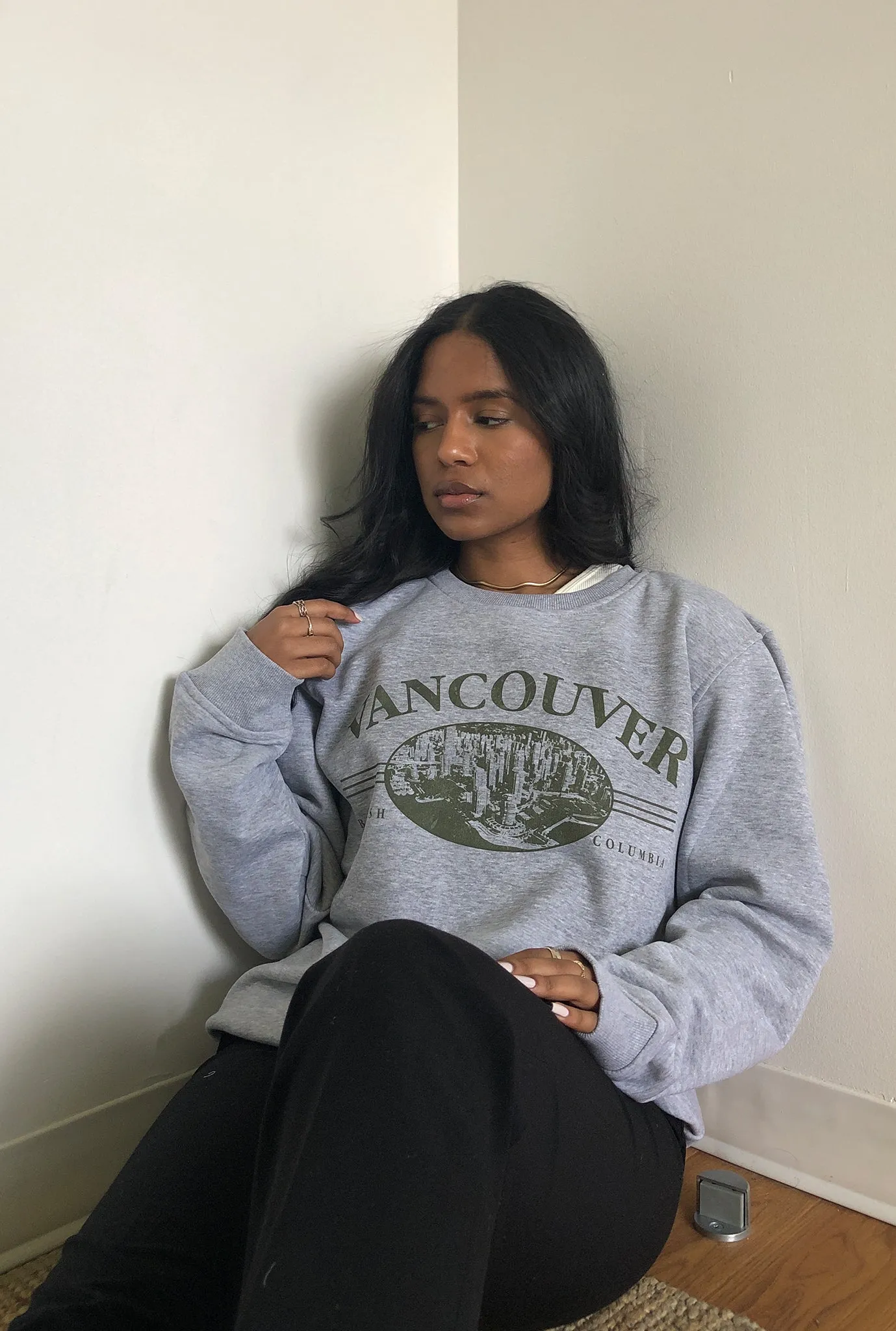 Vancouver Vintage Crewneck - Grey sold by Peace-Collective product image thumbnail 4