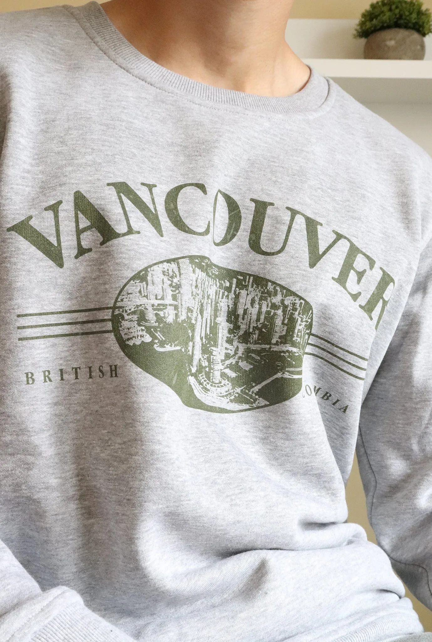 Vancouver Vintage Crewneck - Grey sold by Peace-Collective product image thumbnail 2