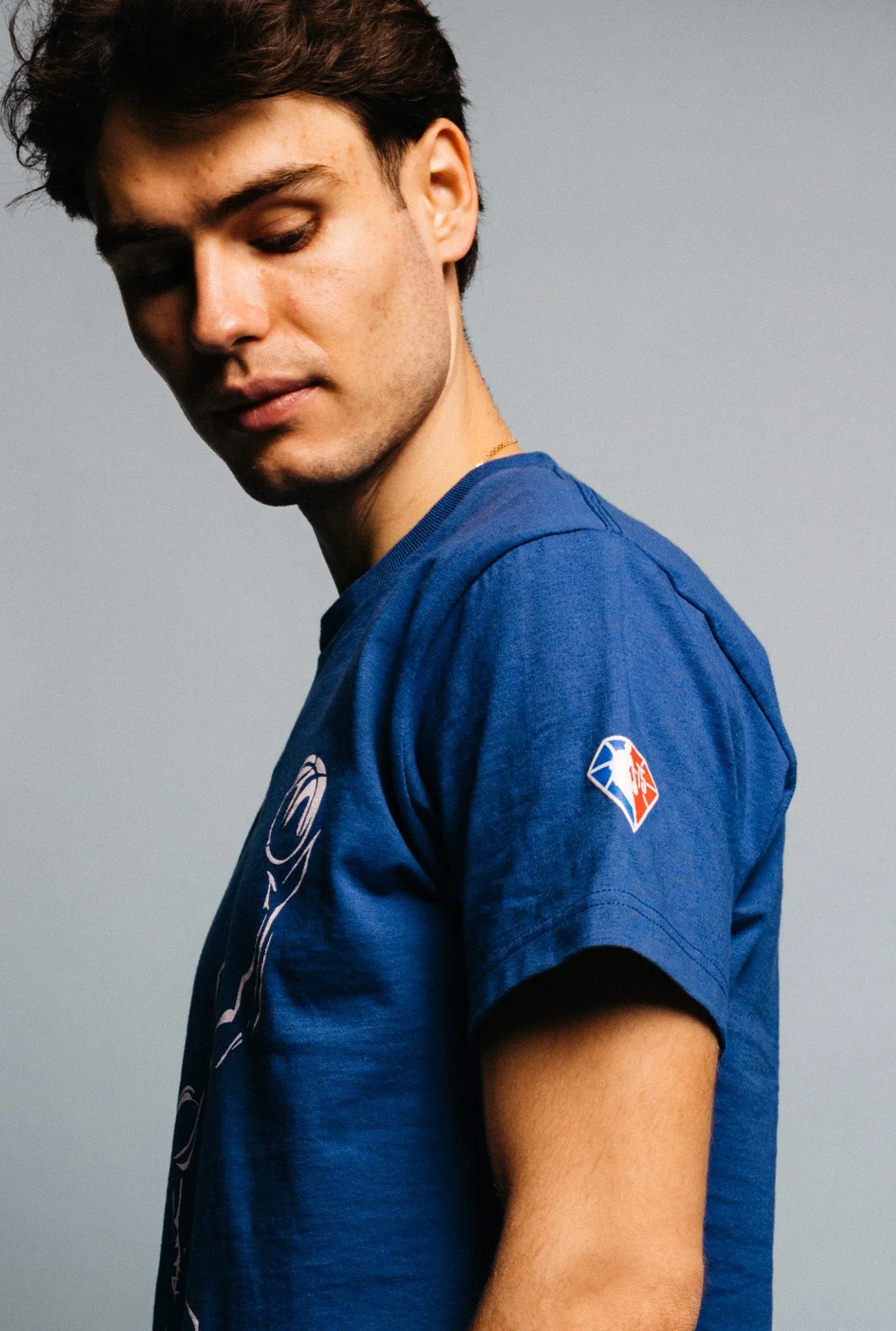 NBA 75th Anniversary T-Shirt - Royal sold by Peace-Collective product image thumbnail 3