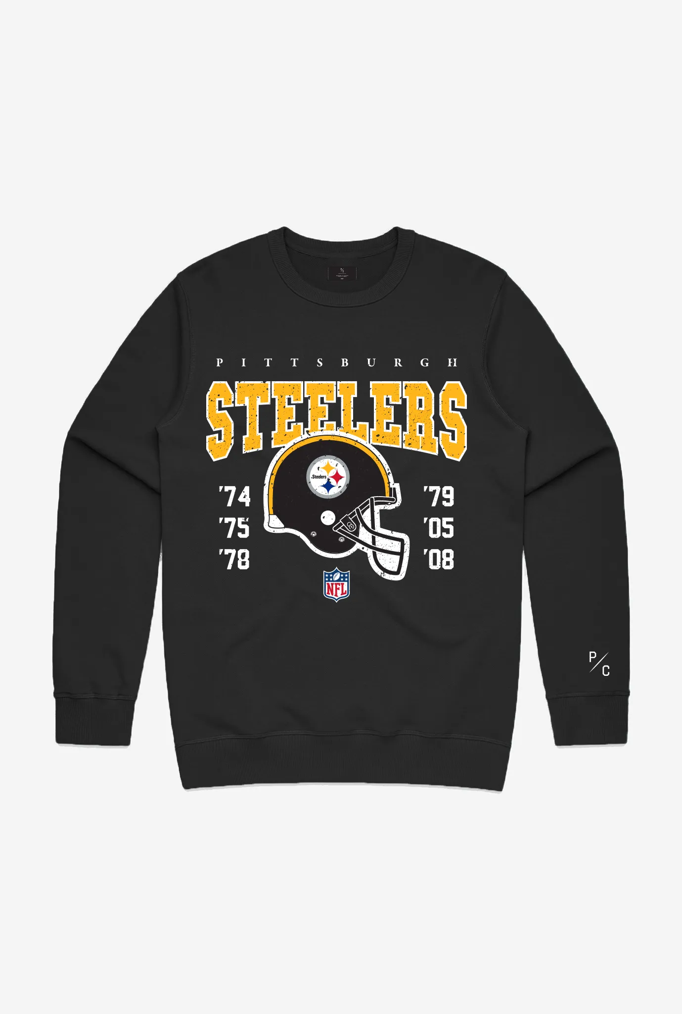 Pittsburgh Steelers Vintage Crewneck - Black sold by Peace-Collective