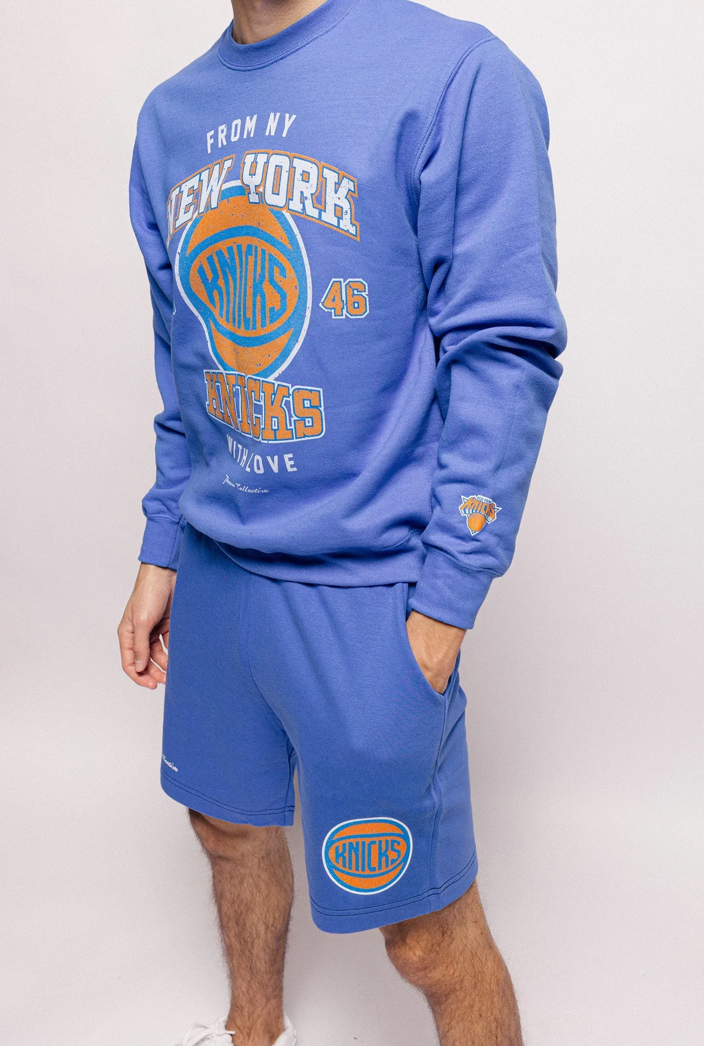 New York Knicks Fleece Shorts - Royal sold by Peace-Collective product image thumbnail 2