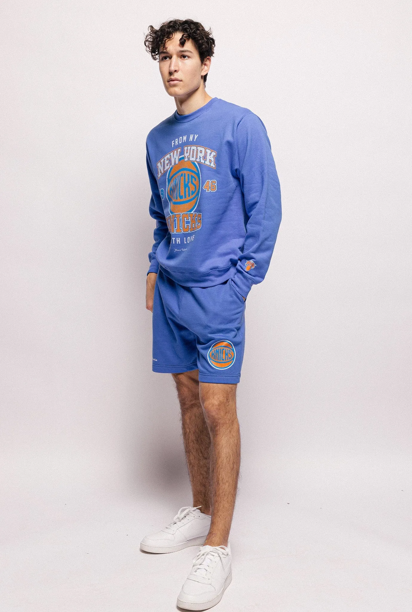 New York Knicks Fleece Shorts - Royal sold by Peace-Collective product image thumbnail 3