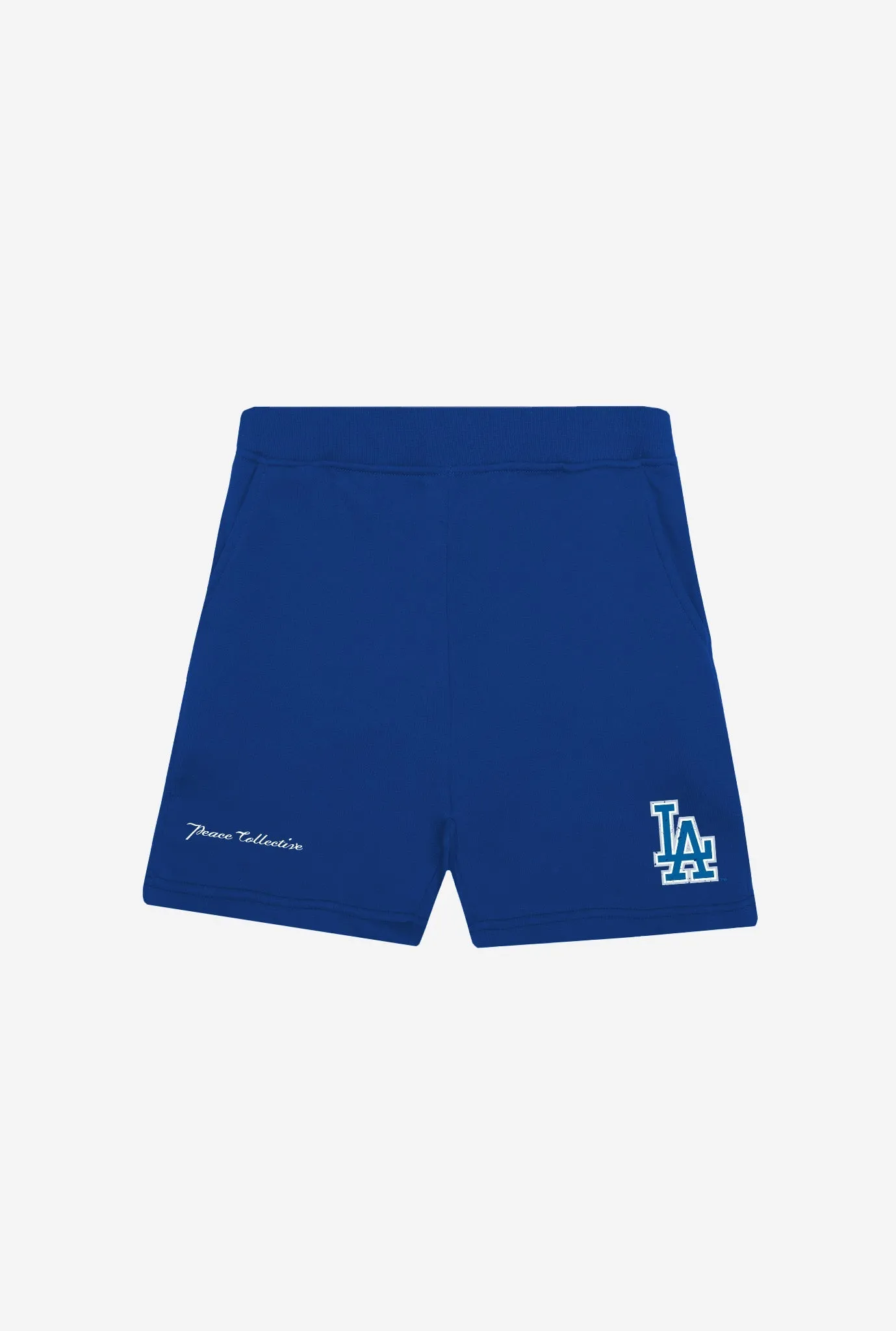 Los Angeles Dodgers Vintage Fleece Shorts - Royal sold by Peace-Collective