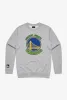 P/C x TMNT Golden State Warriors Logo Crewneck - Grey sold by Peace-Collective