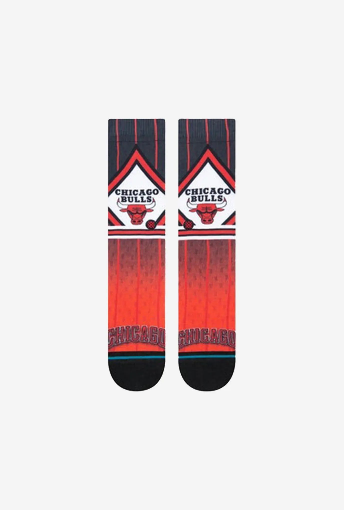 Chicago Bulls Fader Crew Socks - Black sold by Peace-Collective product image thumbnail 2