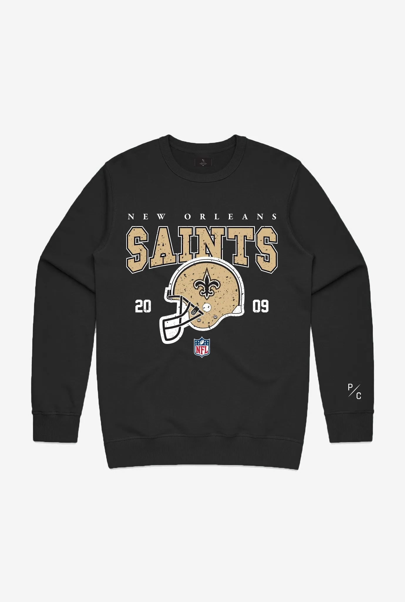 New Orleans Saints Vintage Crewneck - Black sold by Peace-Collective