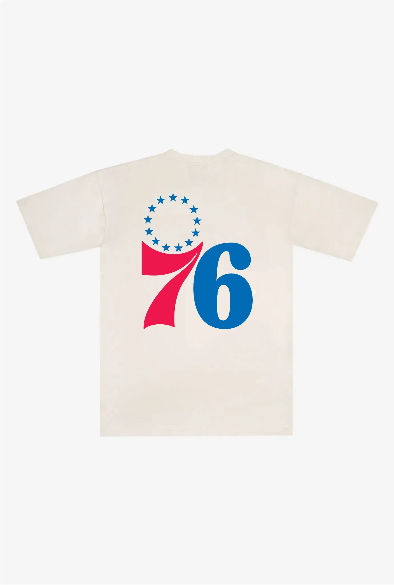 Philadelphia 76ers Heavyweight T-Shirt - Natural sold by Peace-Collective product image thumbnail 2