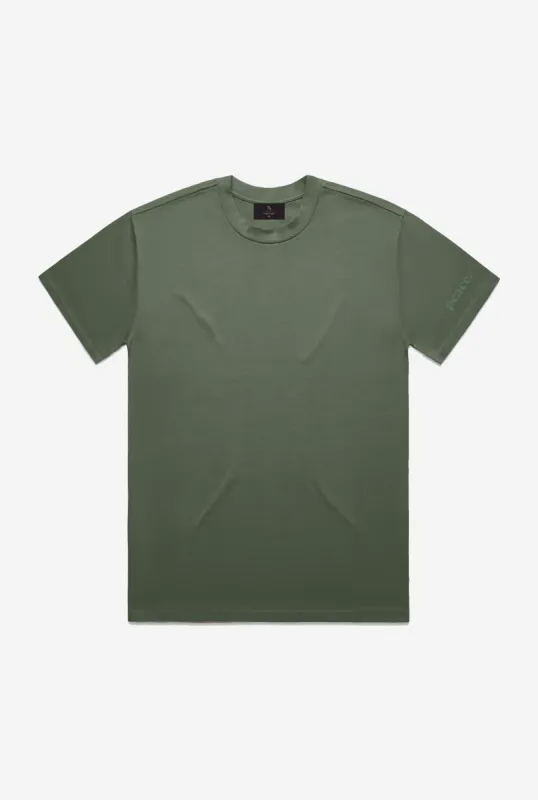Peace Heavyweight T-Shirt - Cypress sold by Peace-Collective