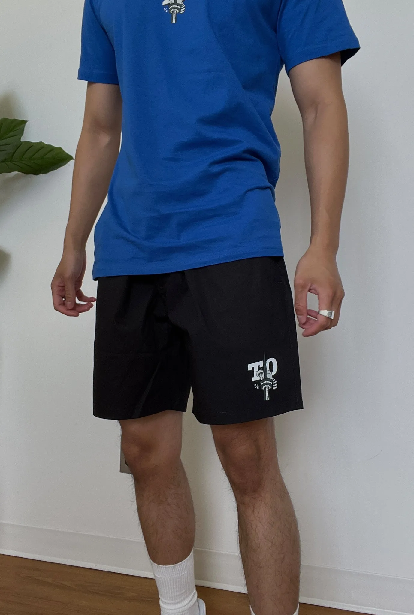 CN Tower Raccoon Board Shorts - Black sold by Peace-Collective product image thumbnail 3