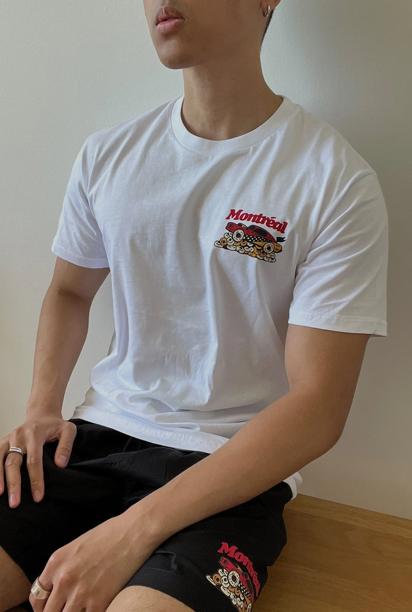 Montreal Grande Prix Bagel Shop T-Shirt - White sold by Peace-Collective product image thumbnail 2