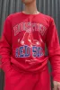 Boston Red Sox Vintage Washed Crewneck - Red sold by Peace-Collective