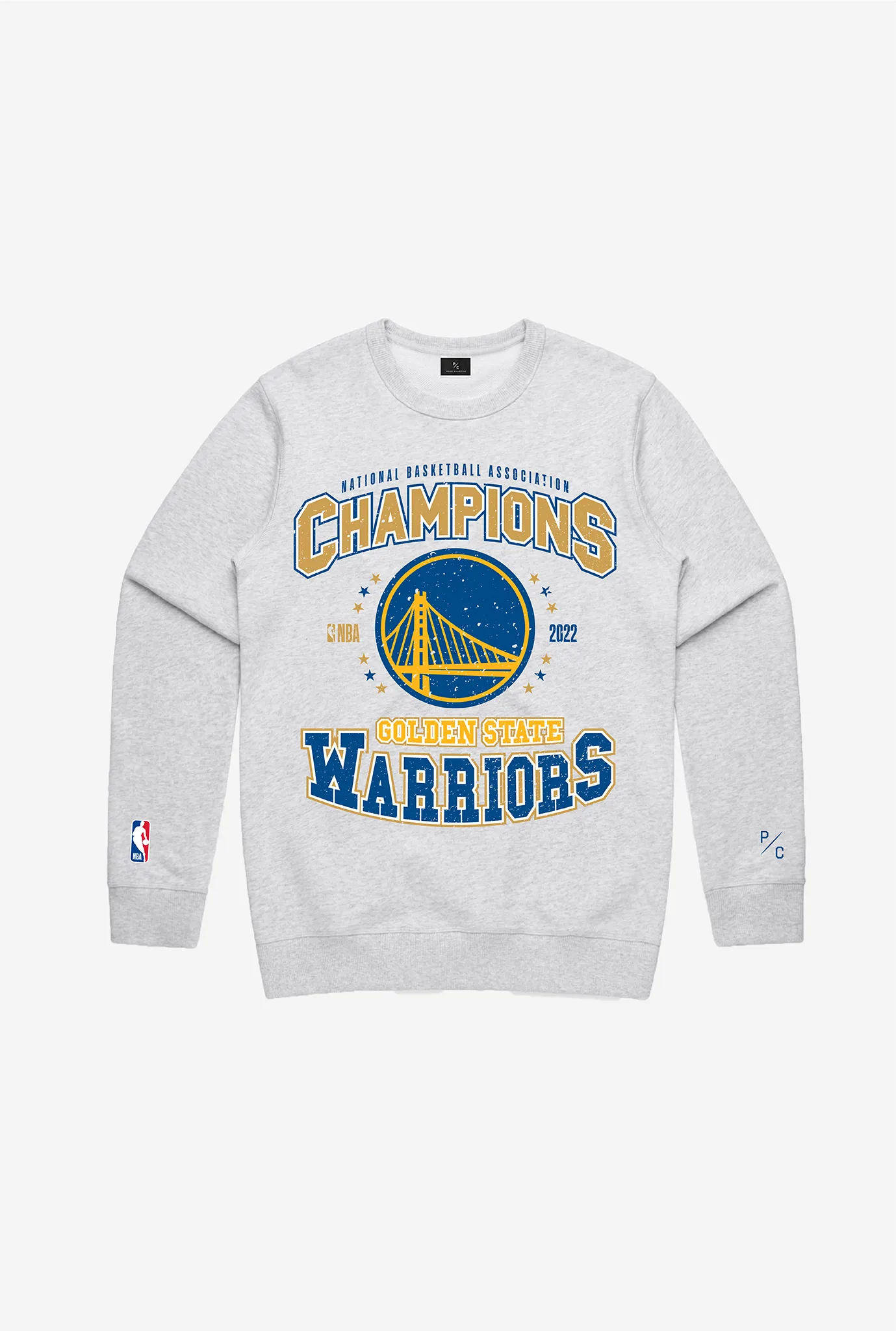 Golden State Warriors Champions '22 Crewneck - Grey sold by Peace-Collective