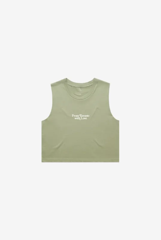 From Toronto With Love Women's Tank - Pistachio sold by Peace-Collective