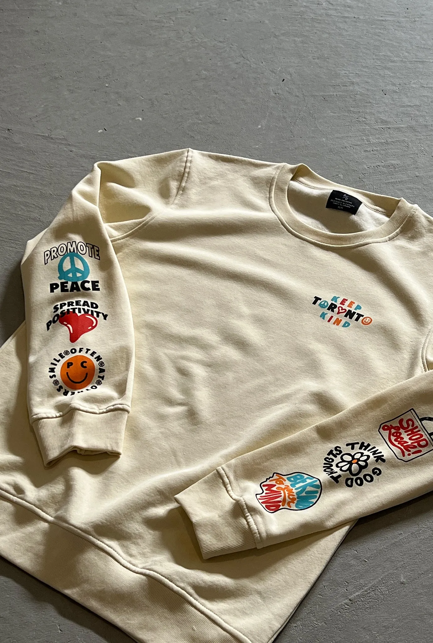Keep Toronto Kind Crewneck - Ivory sold by Peace-Collective product image thumbnail 4