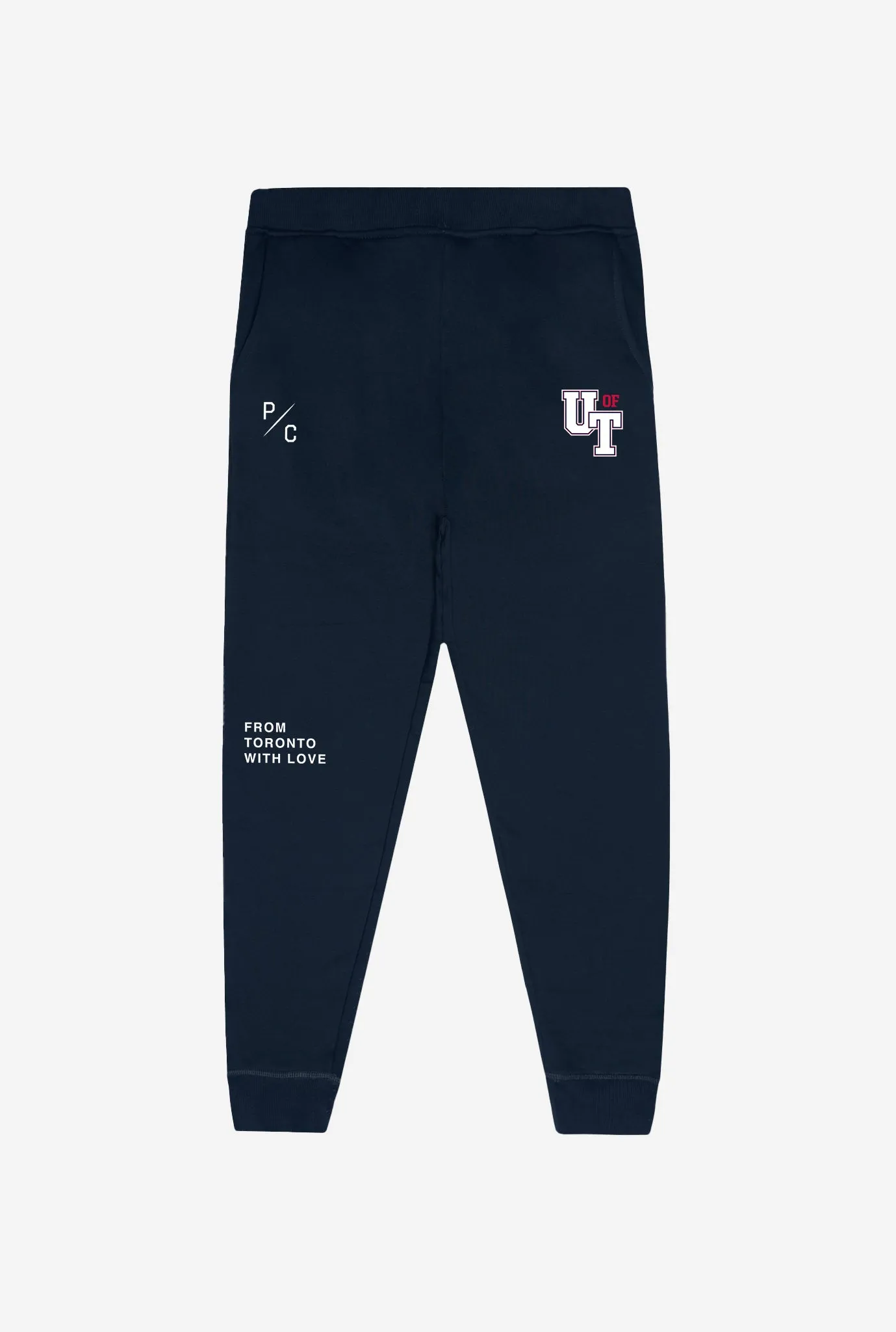 From Toronto with Love U of T Joggers - Navy sold by Peace-Collective
