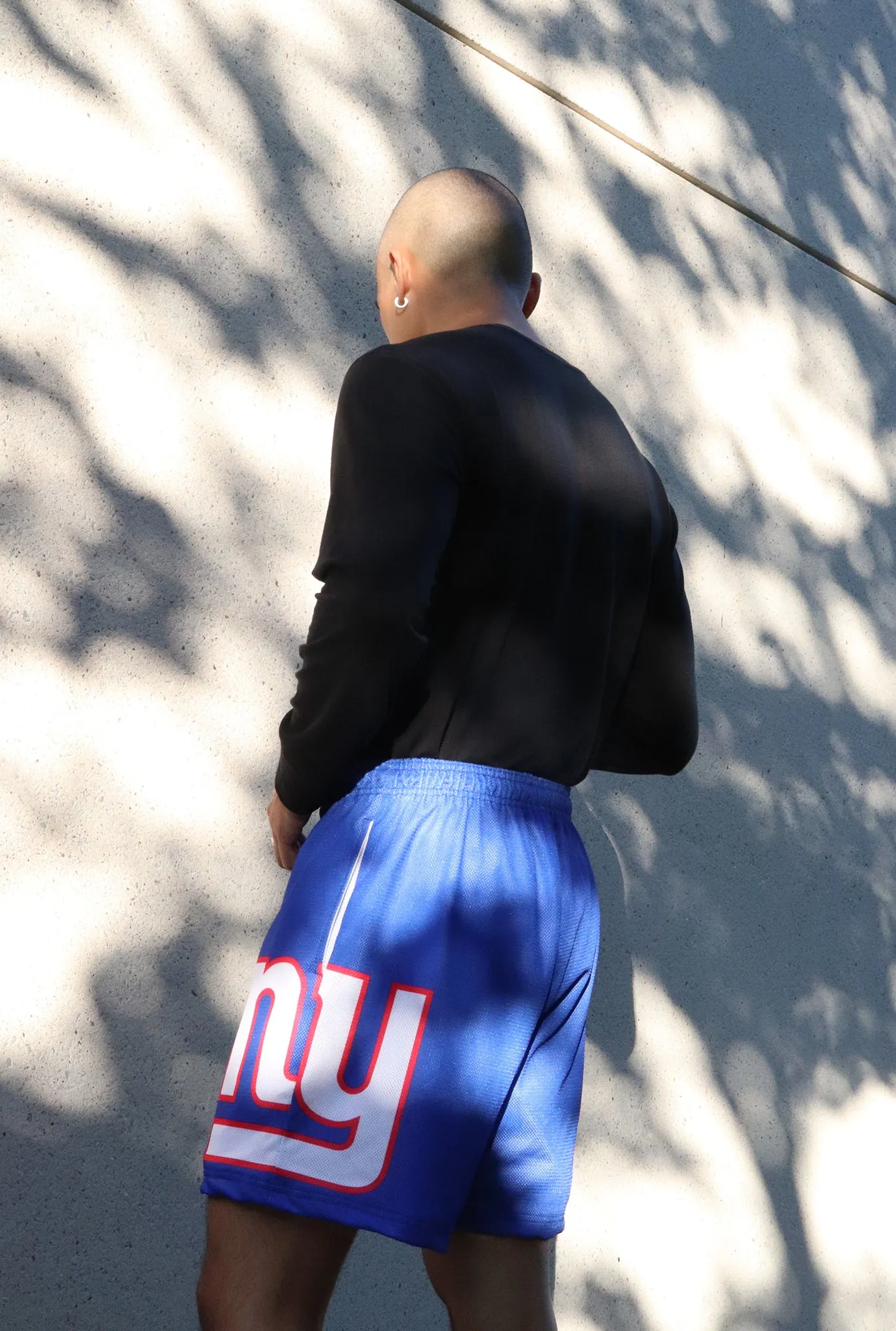 New York Giants Double-Lined Mesh Shorts - Royal sold by Peace-Collective product image thumbnail 2