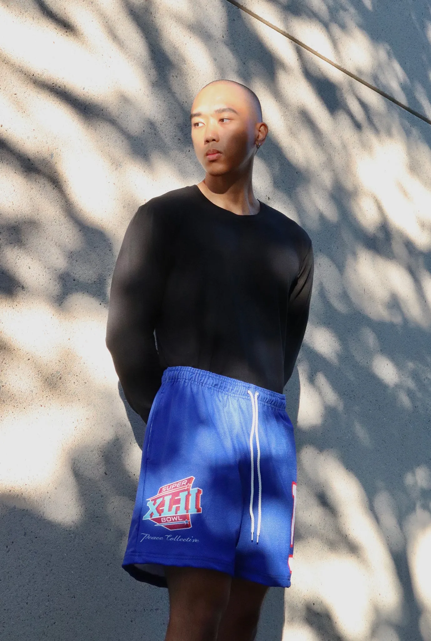 New York Giants Double-Lined Mesh Shorts - Royal sold by Peace-Collective product image thumbnail 4