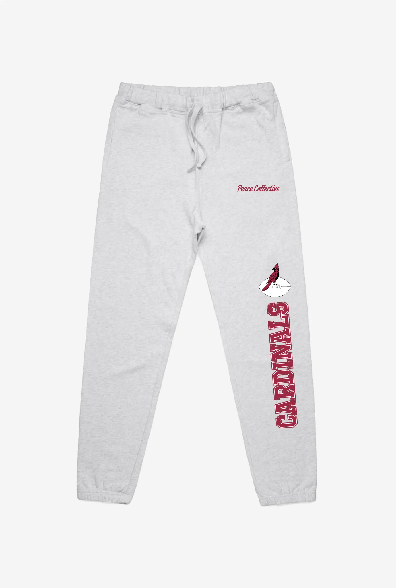 Chicago Cardinals Washed Graphic Joggers - Ash sold by Peace-Collective