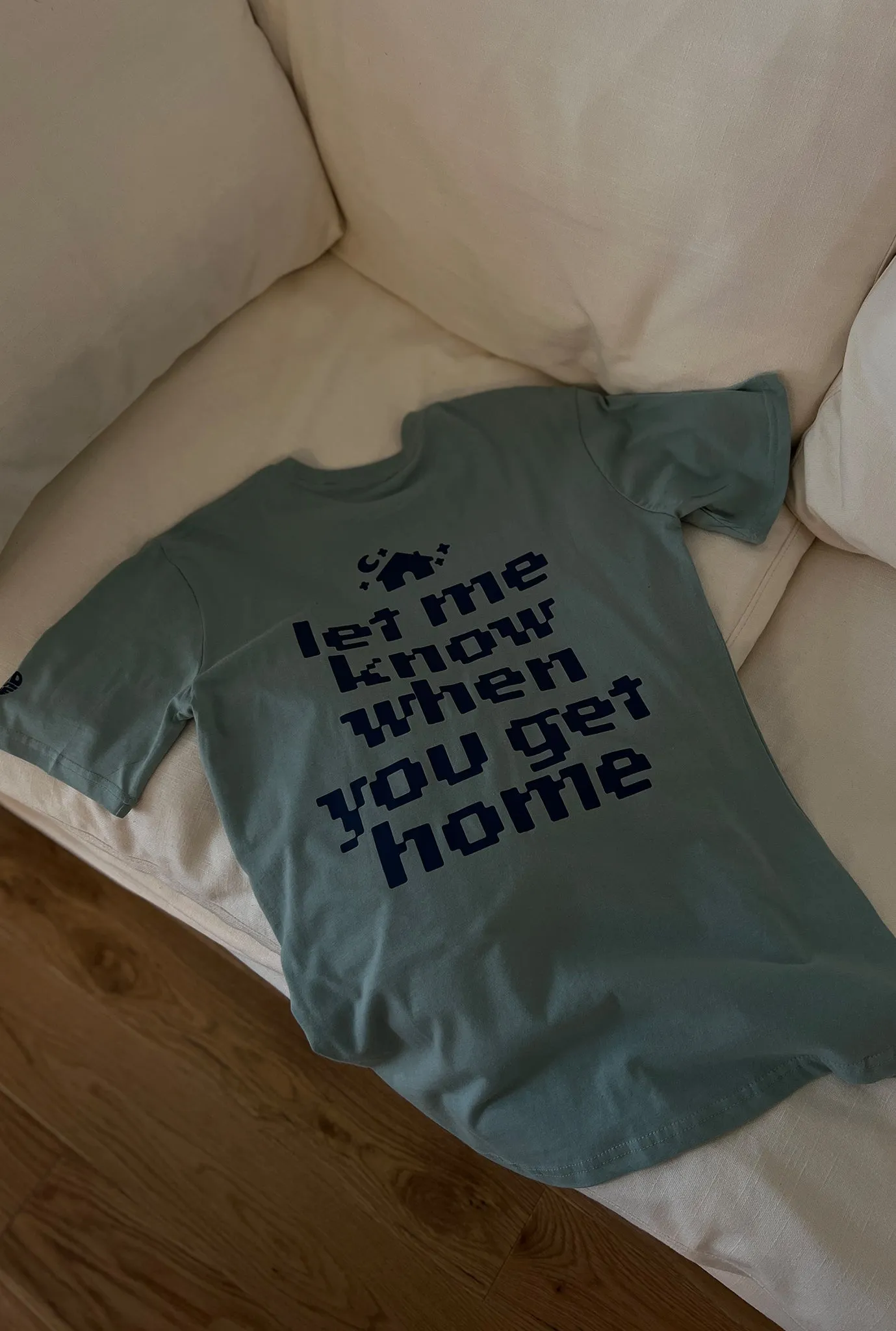 Let Me Know Heavyweight T-Shirt - Seafoam sold by Peace-Collective product image thumbnail 3