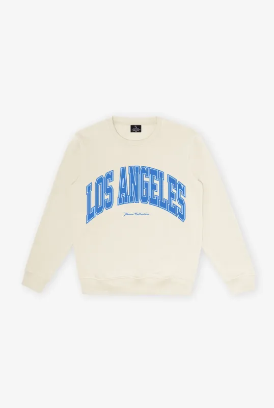 Los Angeles Vintage Crewneck - Ivory made by Peace-Collective
