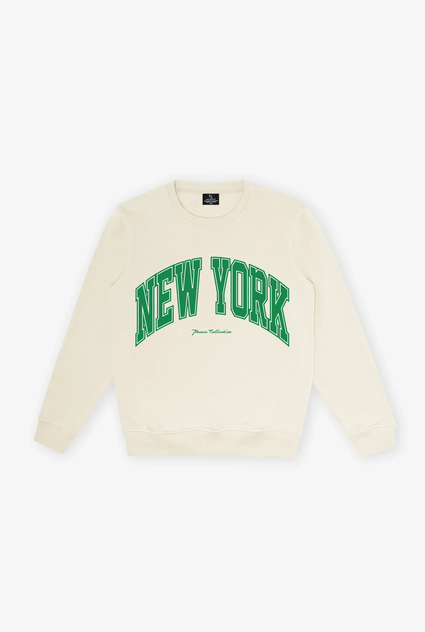 New York Vintage Crewneck - Ivory sold by Peace-Collective
