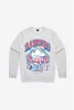 Texas Rangers Vintage Cooperstown Collection Crewneck - Ash sold by Peace-Collective