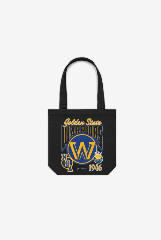 Golden State Warriors Tote - Black sold by Peace-Collective