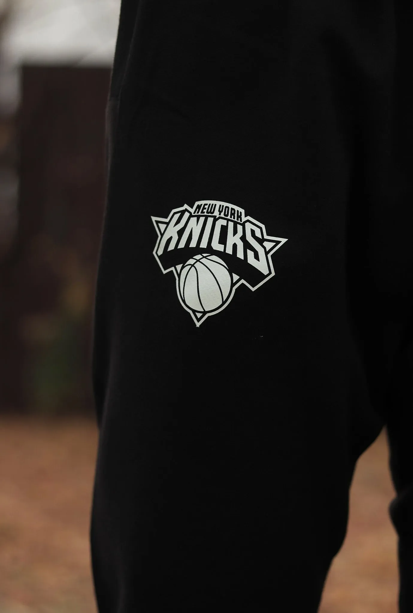 New York Knicks Heavyweight Jogger - Black sold by Peace-Collective product image thumbnail 4