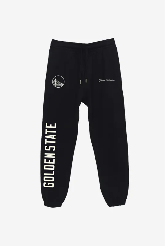 Golden State Warriors Heavyweight Jogger - Black sold by Peace-Collective