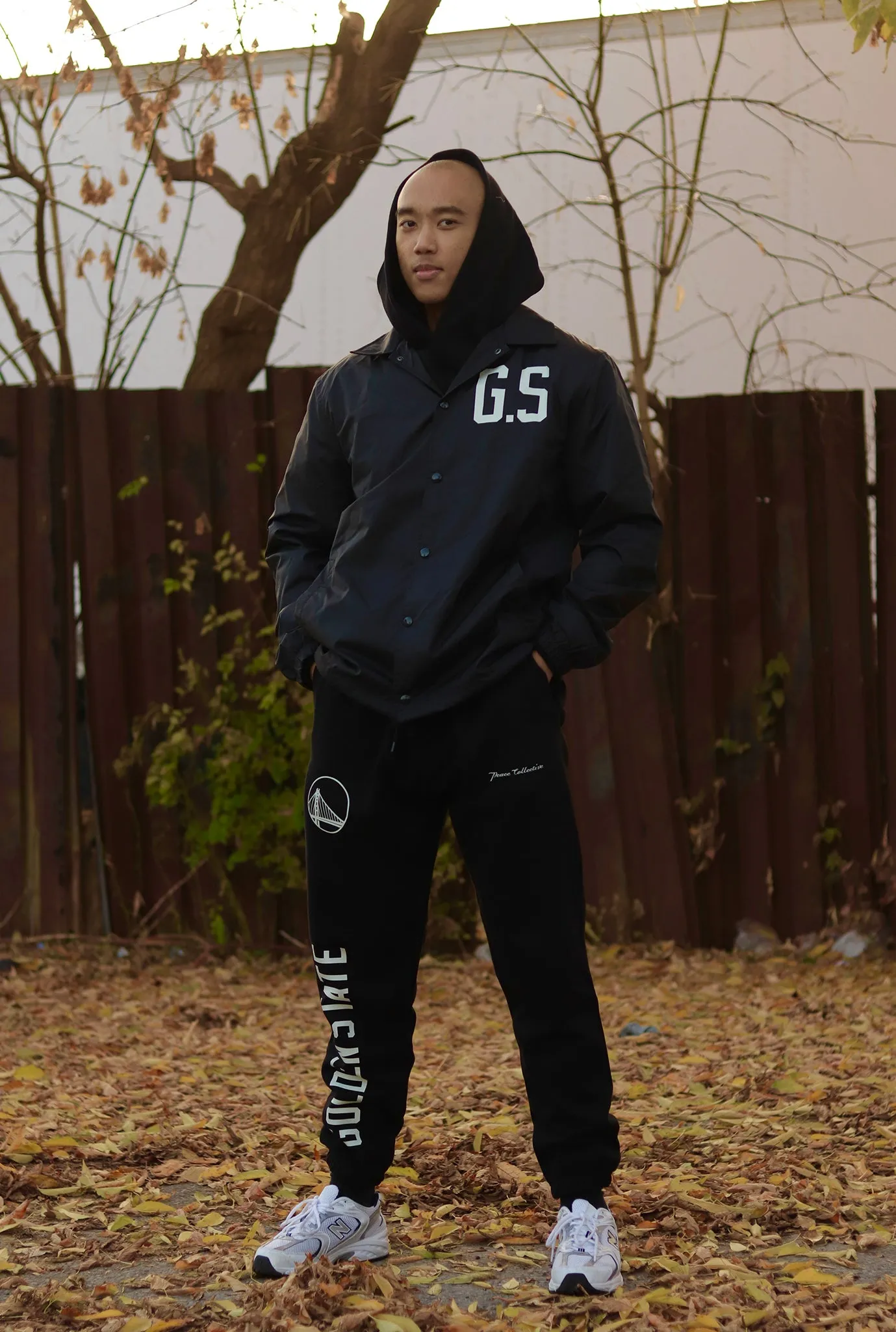 Golden State Warriors Heavyweight Jogger - Black sold by Peace-Collective product image thumbnail 2