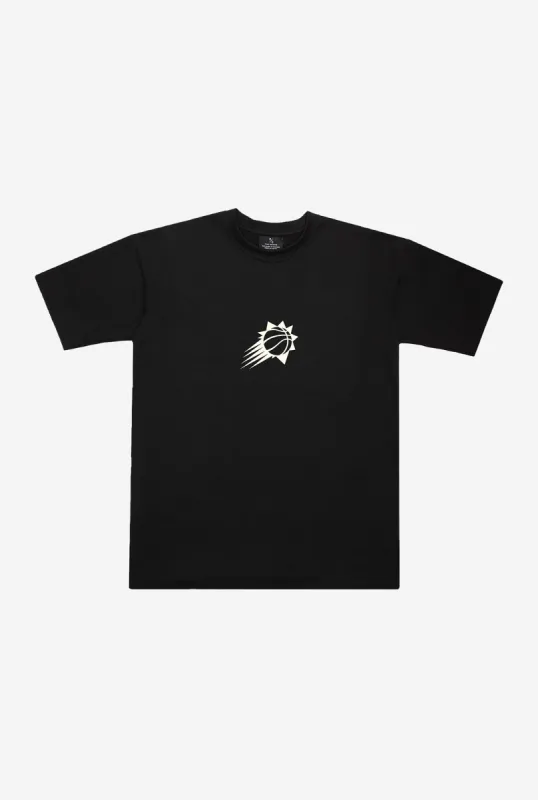 Phoenix Suns Premium Heavyweight T-Shirt - Black sold by Peace-Collective