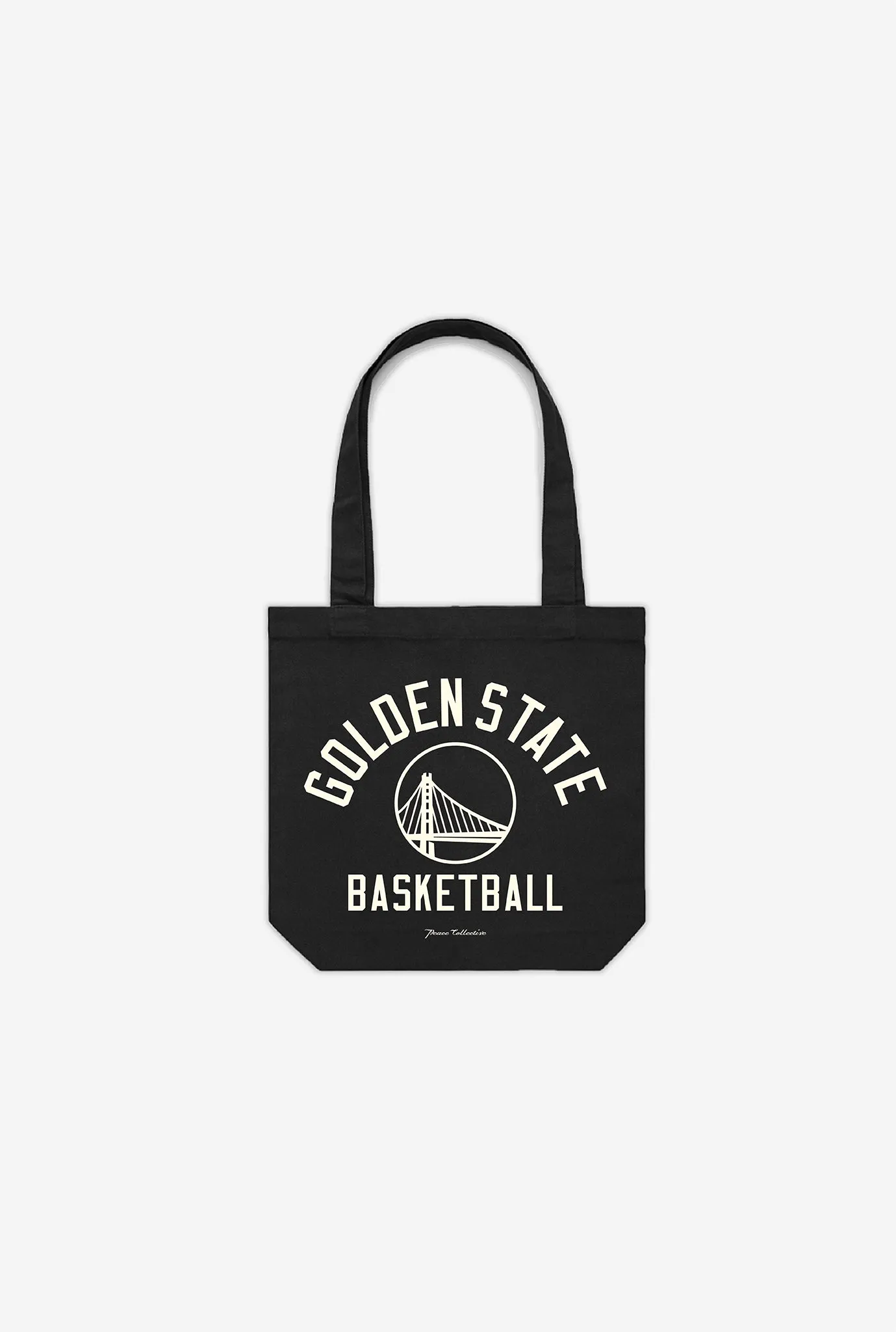 Golden State Warriors Tote Bag - Black sold by Peace-Collective