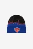 NBA Tip Off 22 New York Knicks Knit Beanie - Black/Blue sold by Peace-Collective