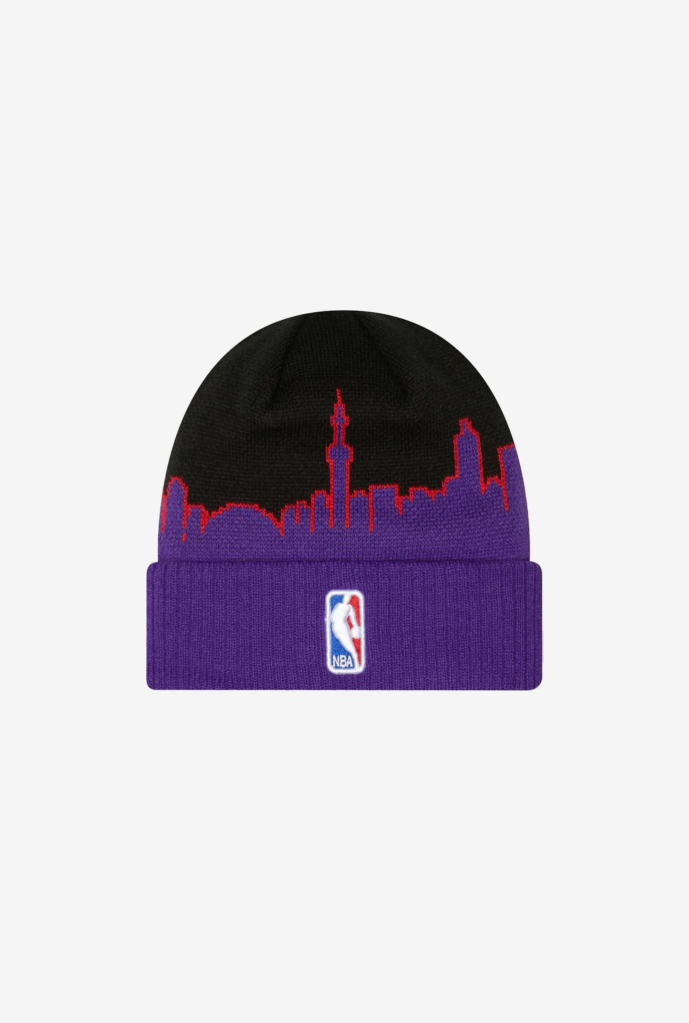 NBA Tip Off 22 Toronto Raptors Knit Beanie - Black/Purple sold by Peace-Collective product image thumbnail 2