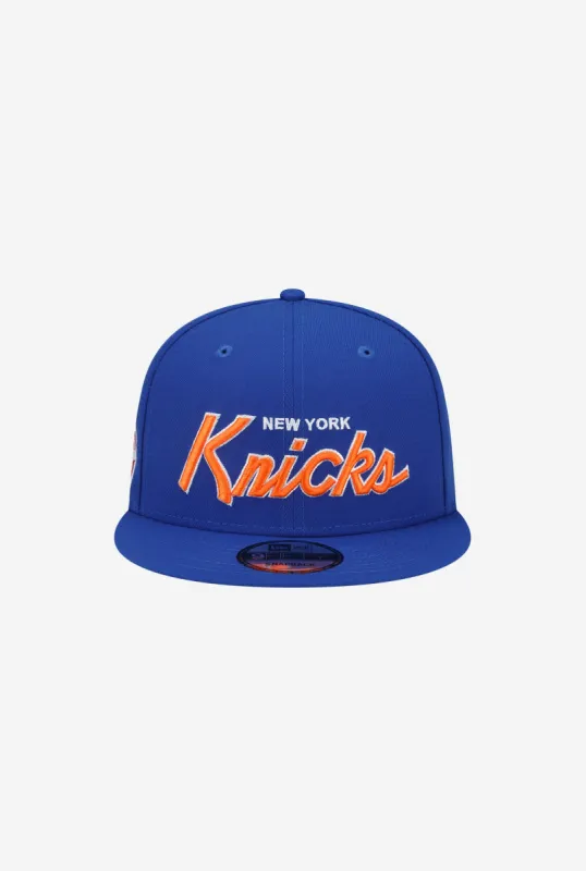 New York Knicks 9FIFTY Script sold by Peace-Collective
