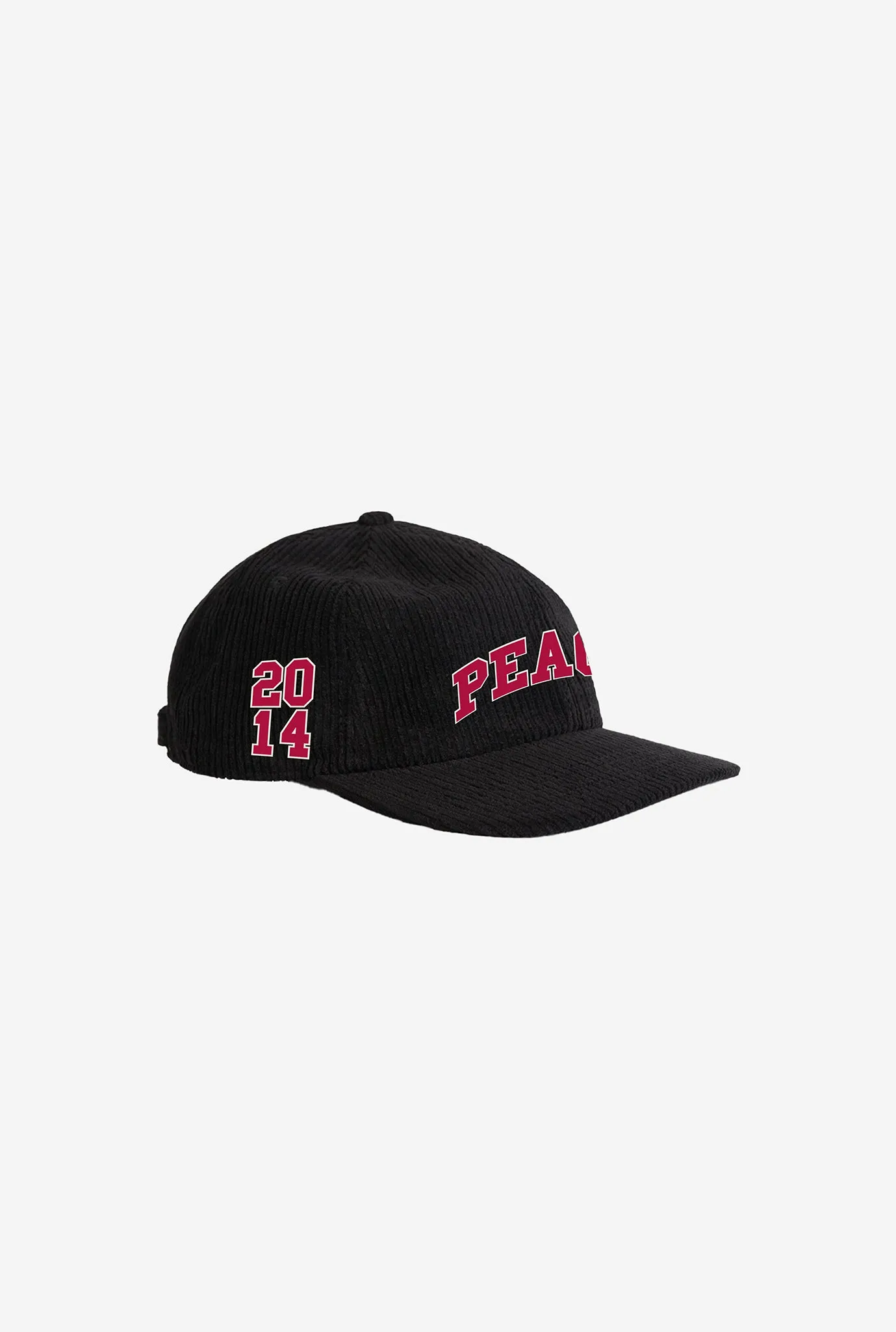 Peace Varsity Corduroy Cap - Black sold by Peace-Collective