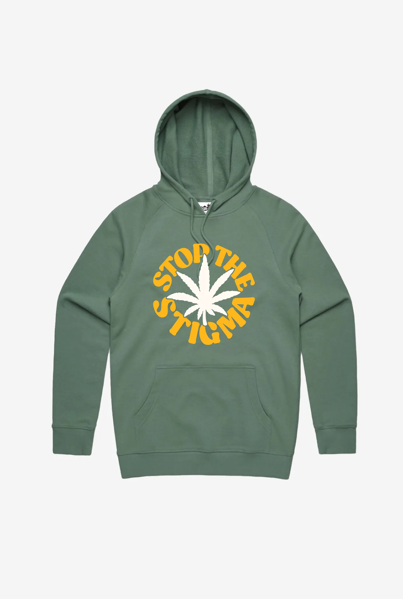 Stop the Stigma Heavyweight Hoodie - Sage sold by Peace-Collective