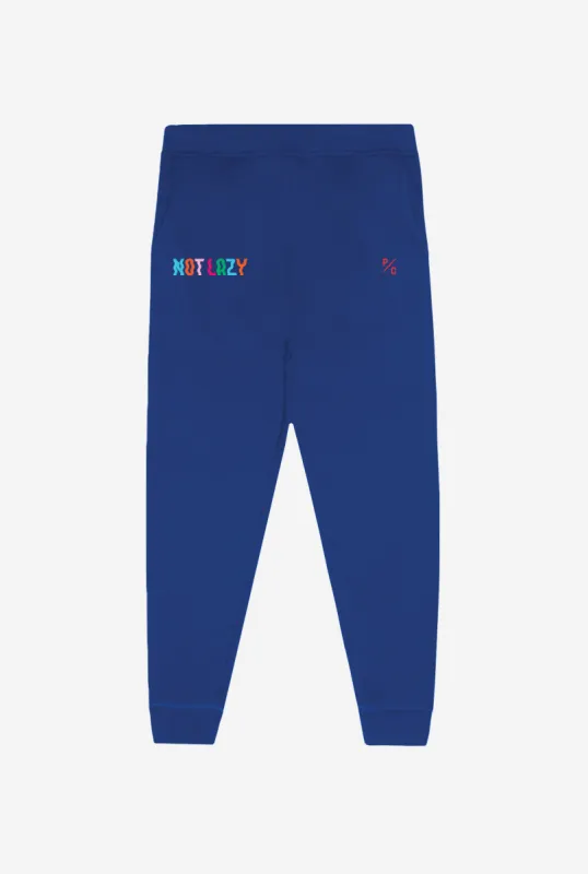 Not Lazy Jogger - Royal made by Peace-Collective