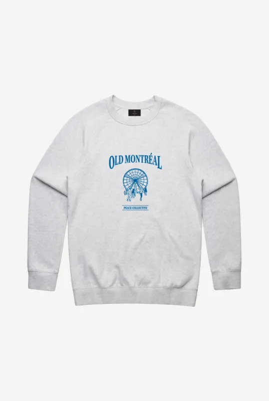 Old Montréal Vintage Crewneck - Ash sold by Peace-Collective