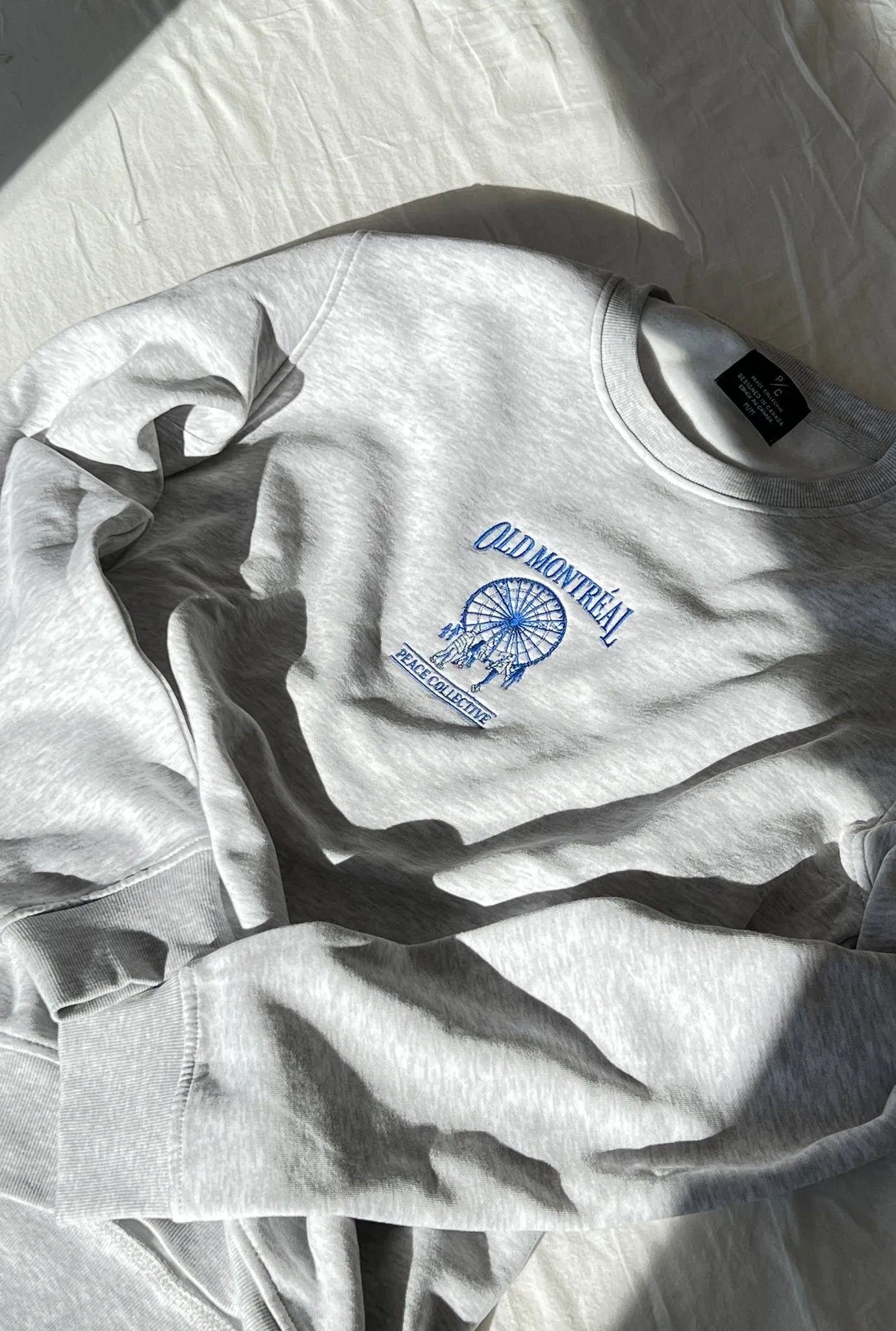 Old Montréal Vintage Crewneck - Ash sold by Peace-Collective product image thumbnail 3