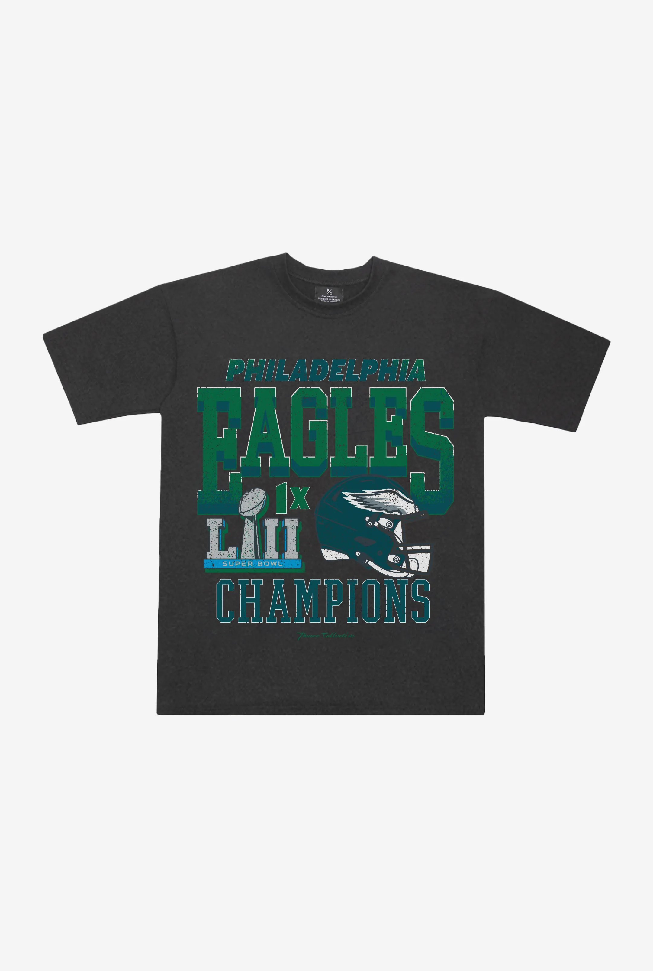 Philadelphia Eagles Vintage Championship T-Shirt - Black sold by Peace-Collective