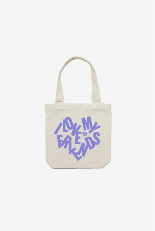 I Love My Friends Tote sold by Peace-Collective